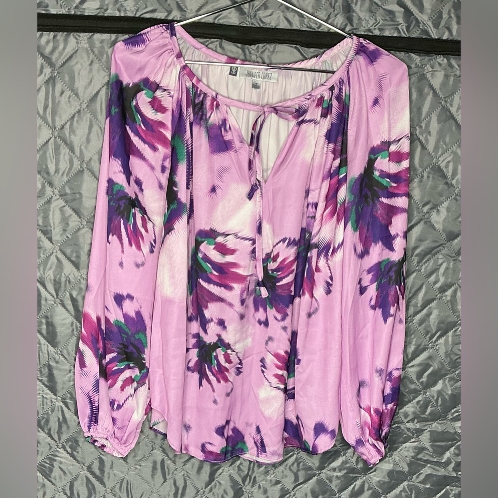 🌸 Blouse Floral Jennifer Lopez (JL) - style Boho Chic - Picture 4 of 11